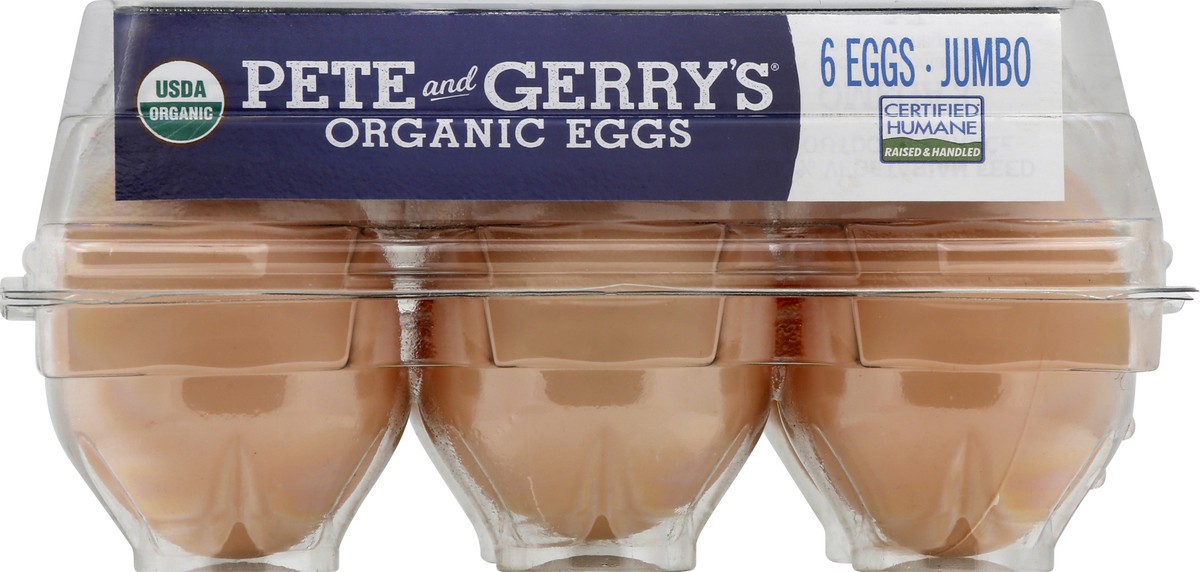 slide 4 of 12, Pete and Gerry's Grade A Free Range Brown Eggs Jumbo 6 ea, 6 ct