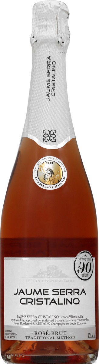 slide 4 of 11, Jaume Serra Cristalino Rose Brut Cava 750 ml, 750 ml