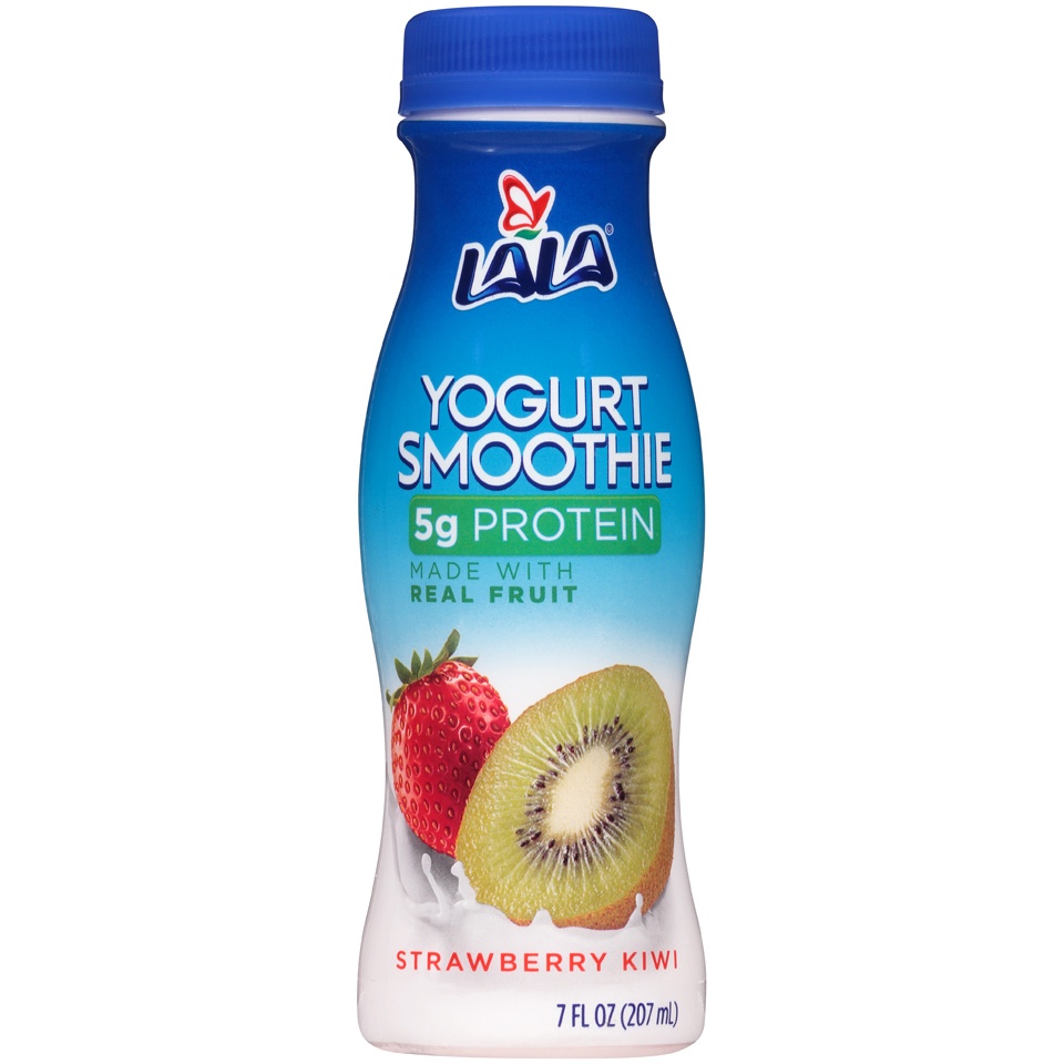 slide 1 of 1, LALA Lalastrawberry Kiwi Yogurt Smoothie, 7 oz