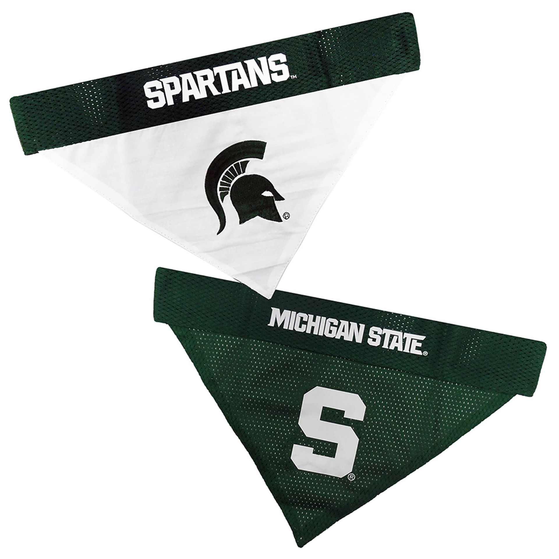 slide 1 of 5, Pets First Company, Michigan State Bandana, Small/Medium, 1 ct