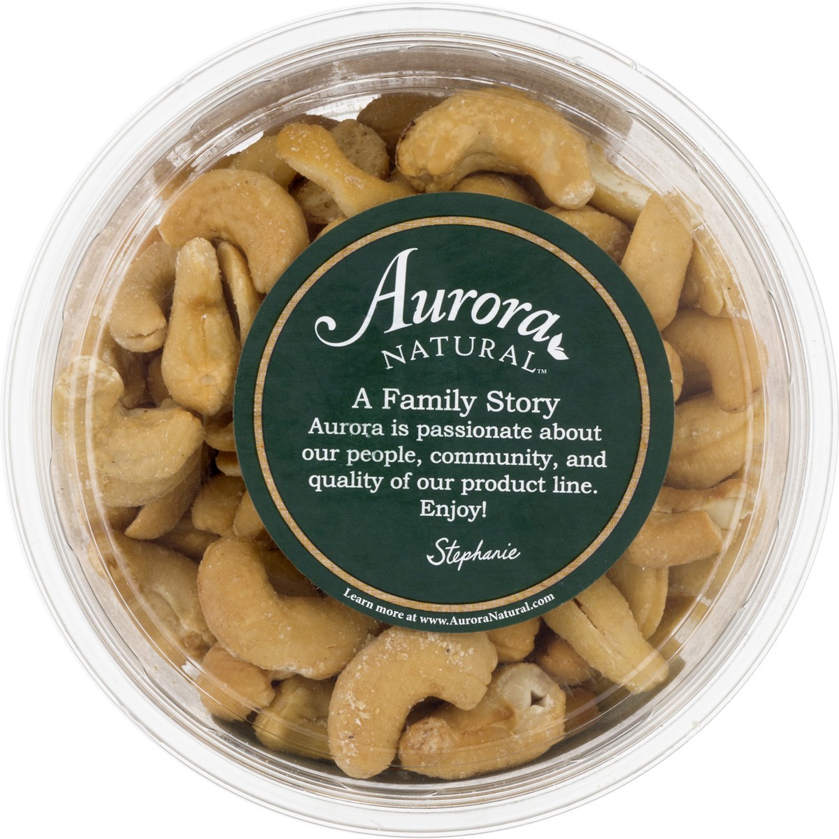 slide 9 of 9, Aurora Natural Natural Organic Roasted Unsalted Cashews 9 oz, 9 oz
