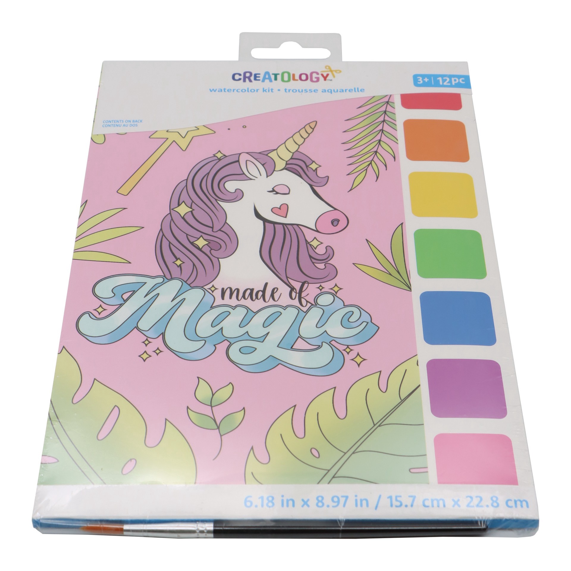 slide 2 of 4, Unicorn Watercolor Kit By Creatology, 6.18 in x 8.97 in