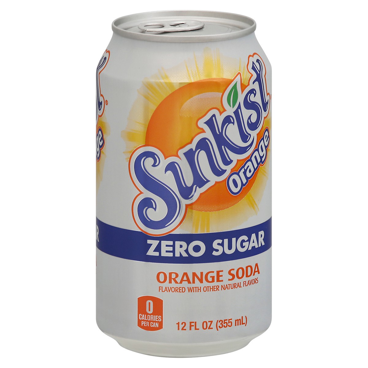 slide 10 of 11, Sunkist Zero Sugar Orange Soda - 12 fl oz, 12 fl oz