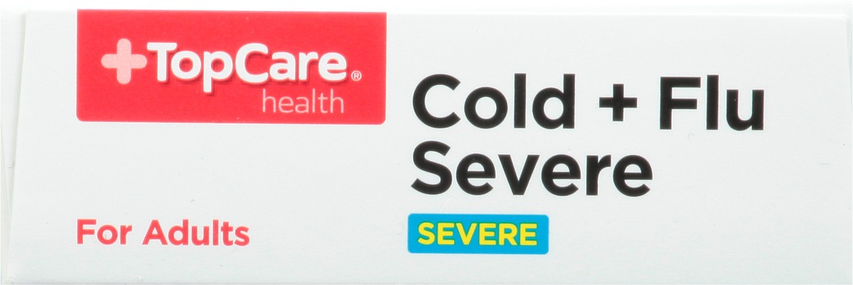 slide 2 of 9, TopCare Cold Flu Severe Caplets, 24 ct