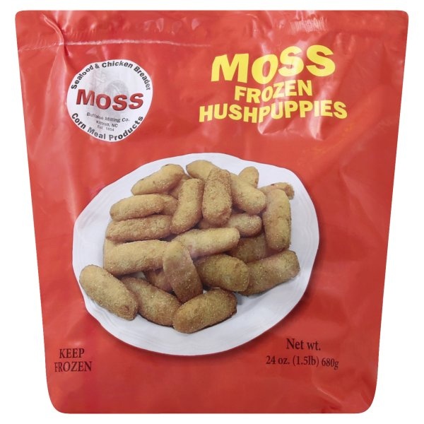 slide 1 of 1, Moss' Hush Puppies 24 oz, 24 oz