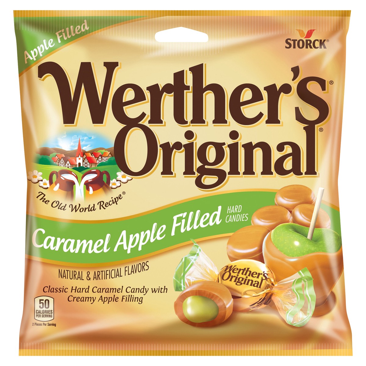 slide 1 of 11, Werther's Original Werthers Original Hard Apple Filled Caramel Candy, 5.5 Oz, 5.5 oz