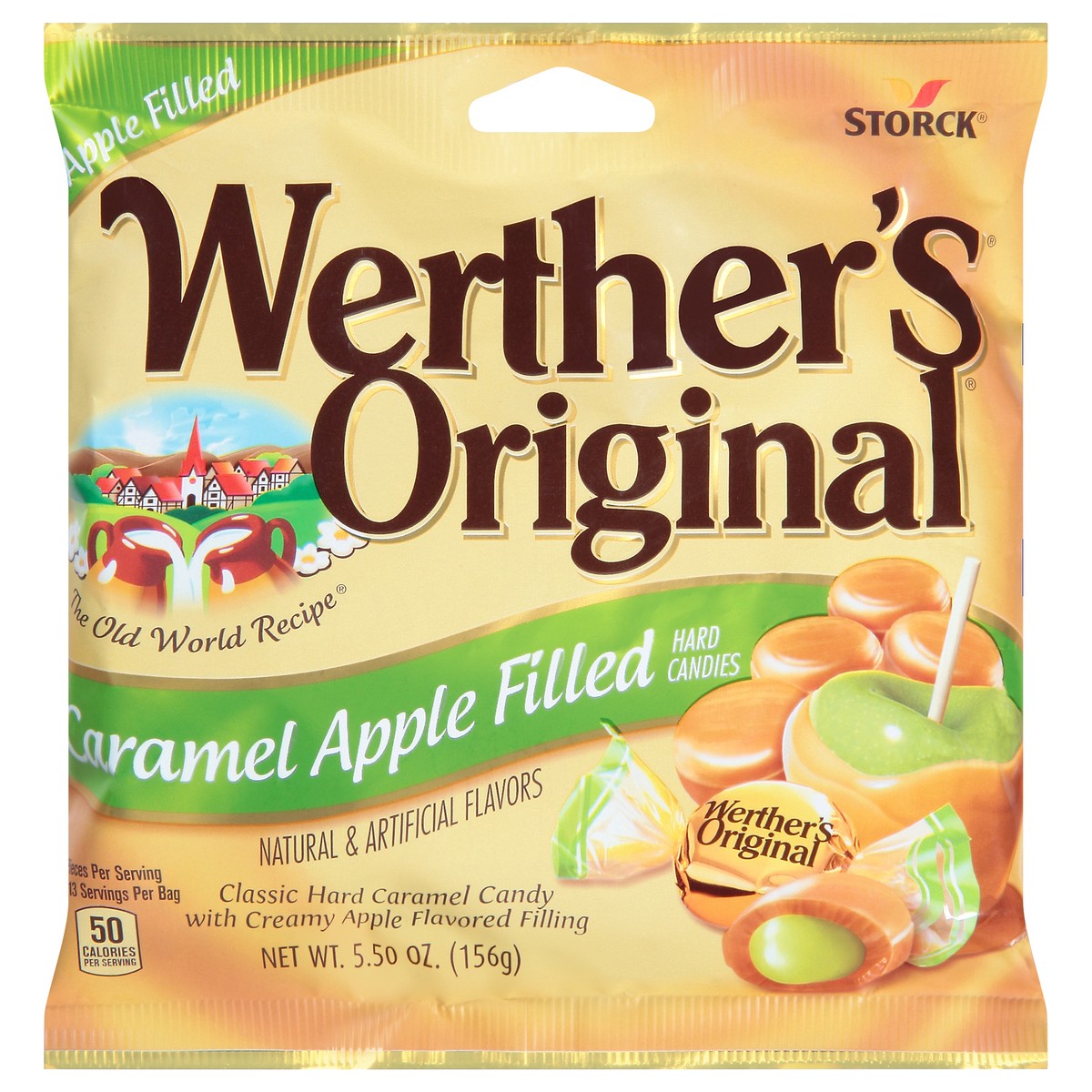 slide 11 of 11, Werther's Original Werthers Original Hard Apple Filled Caramel Candy, 5.5 Oz, 5.5 oz