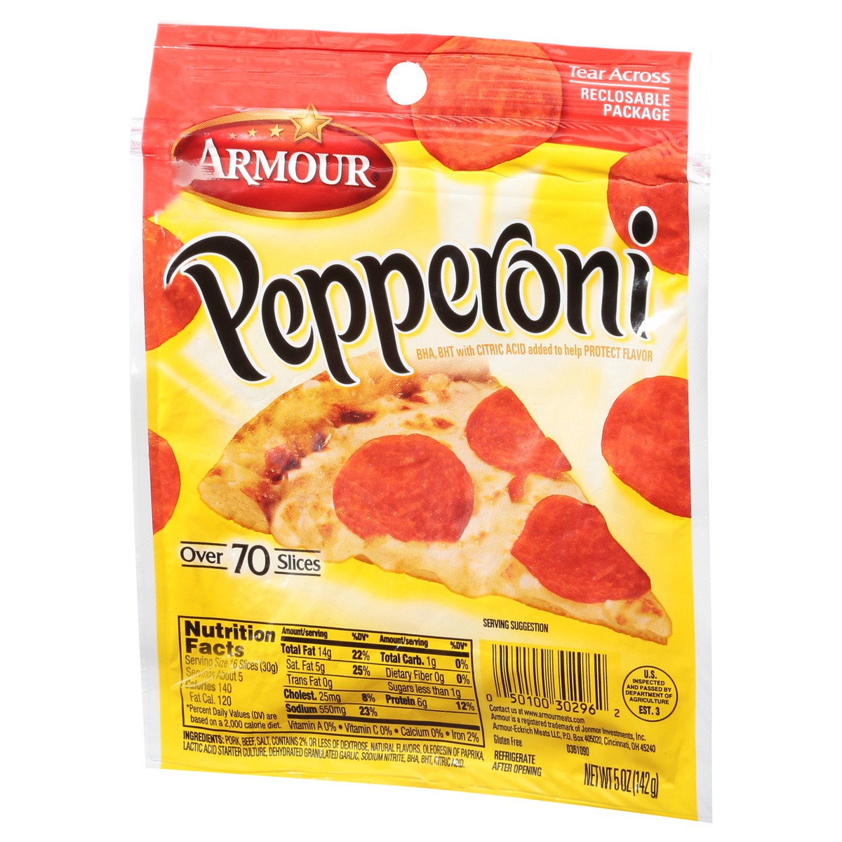 slide 9 of 9, Armour Pepperoni, 5 oz