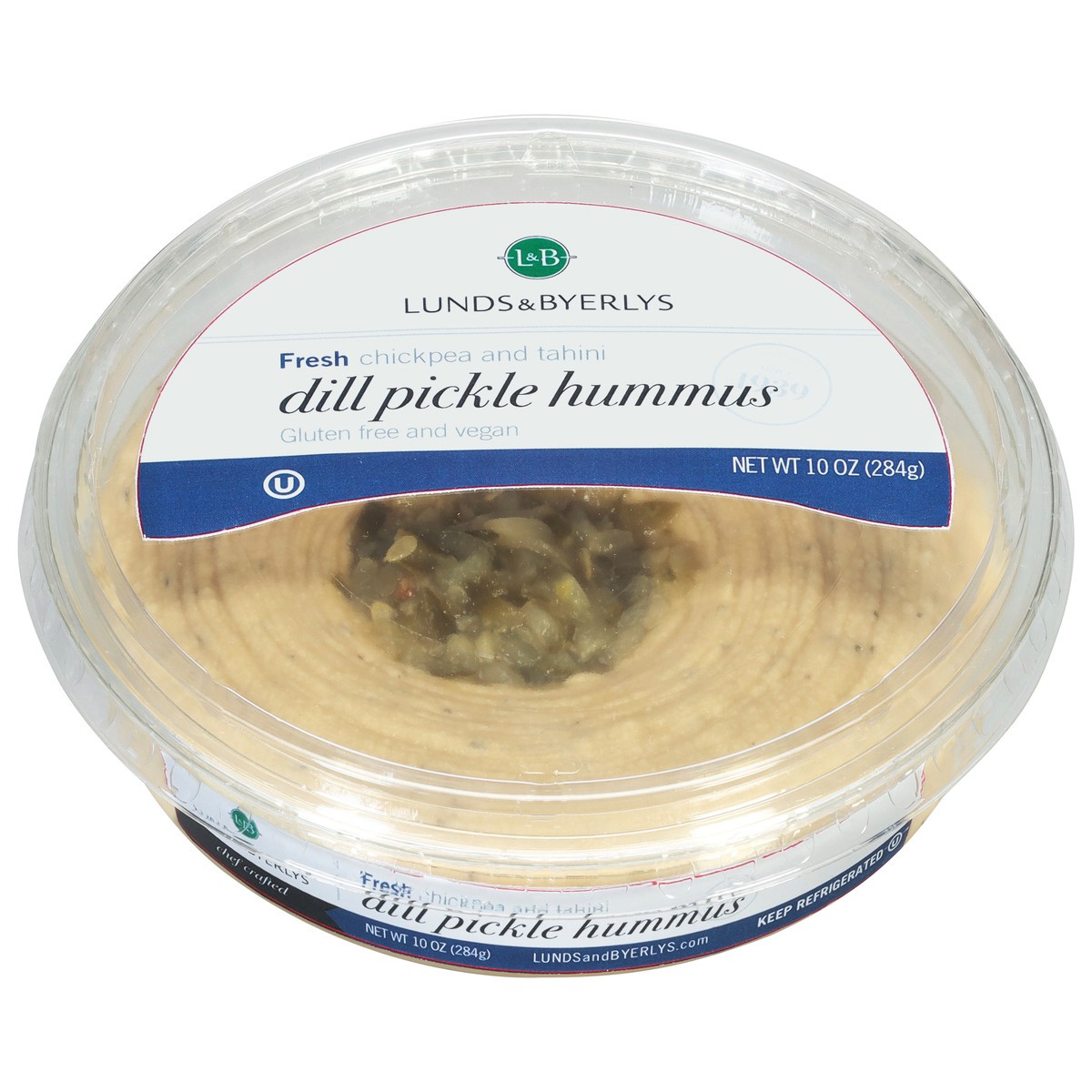 slide 1 of 4, Lunds & Byerlys Fresh Dill Pickle Hummus 10 oz, 10 oz