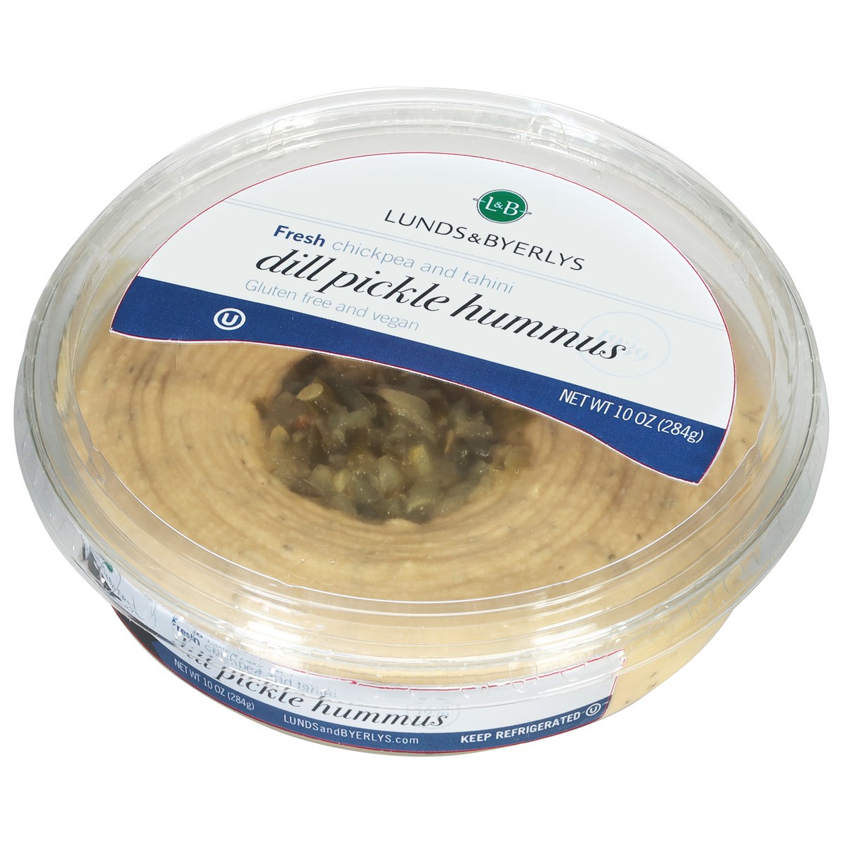 slide 2 of 4, Lunds & Byerlys Fresh Dill Pickle Hummus 10 oz, 10 oz