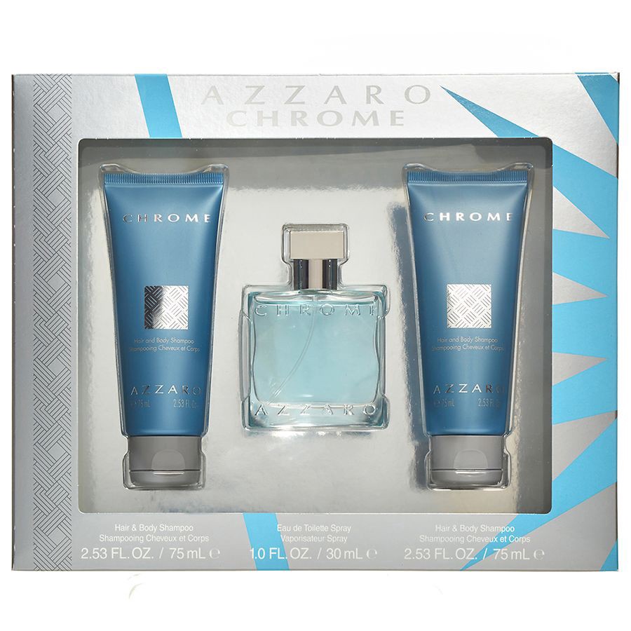 slide 1 of 1, Azzaro Chrome Men's Gift Set, 1 ct