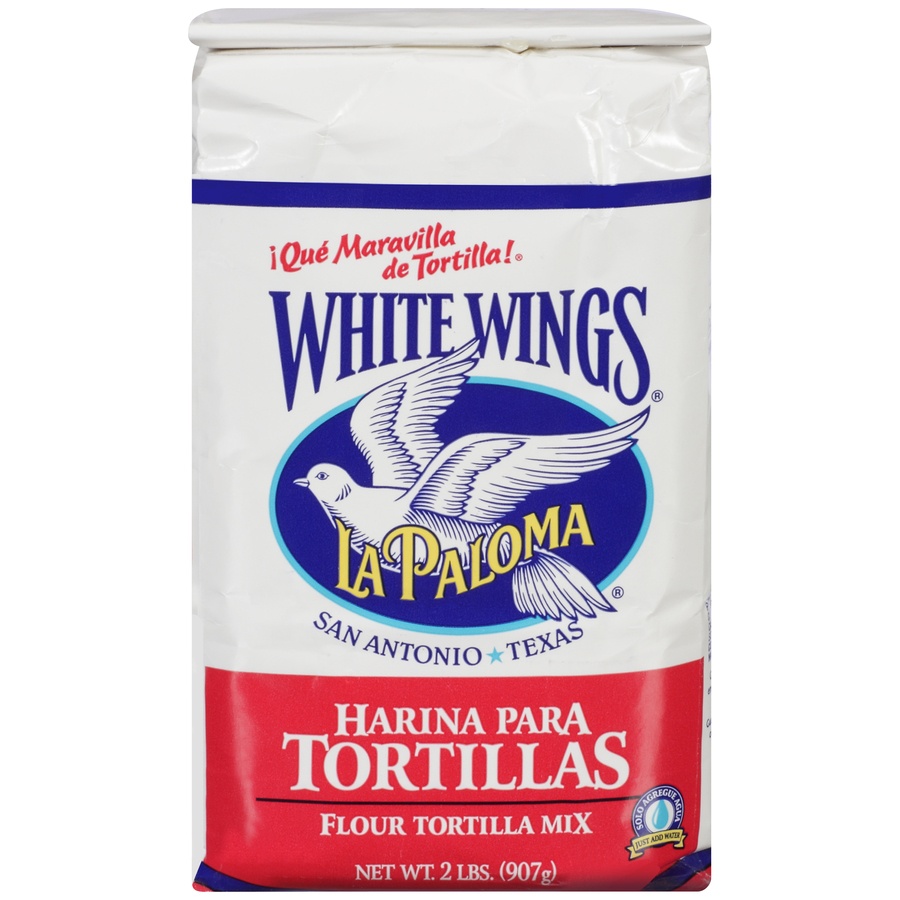 slide 1 of 1, La Paloma White Wings Tortilla Mix Flour, 2 lb