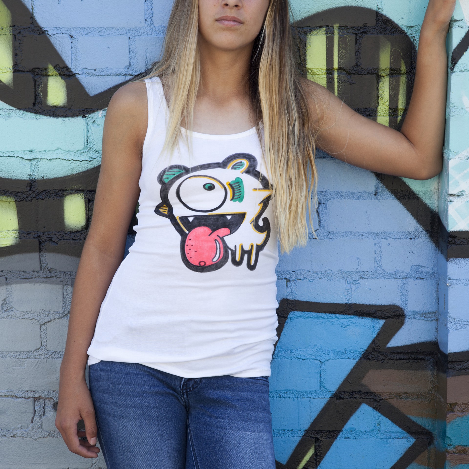 slide 2 of 5, Tulip Graffiti Fabric Paint Markers, Rainbow, 1 ct