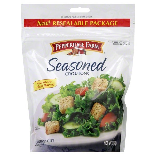 slide 1 of 1, Pepperidge Farm Croutons Generous Cut Seasoned, 5 oz