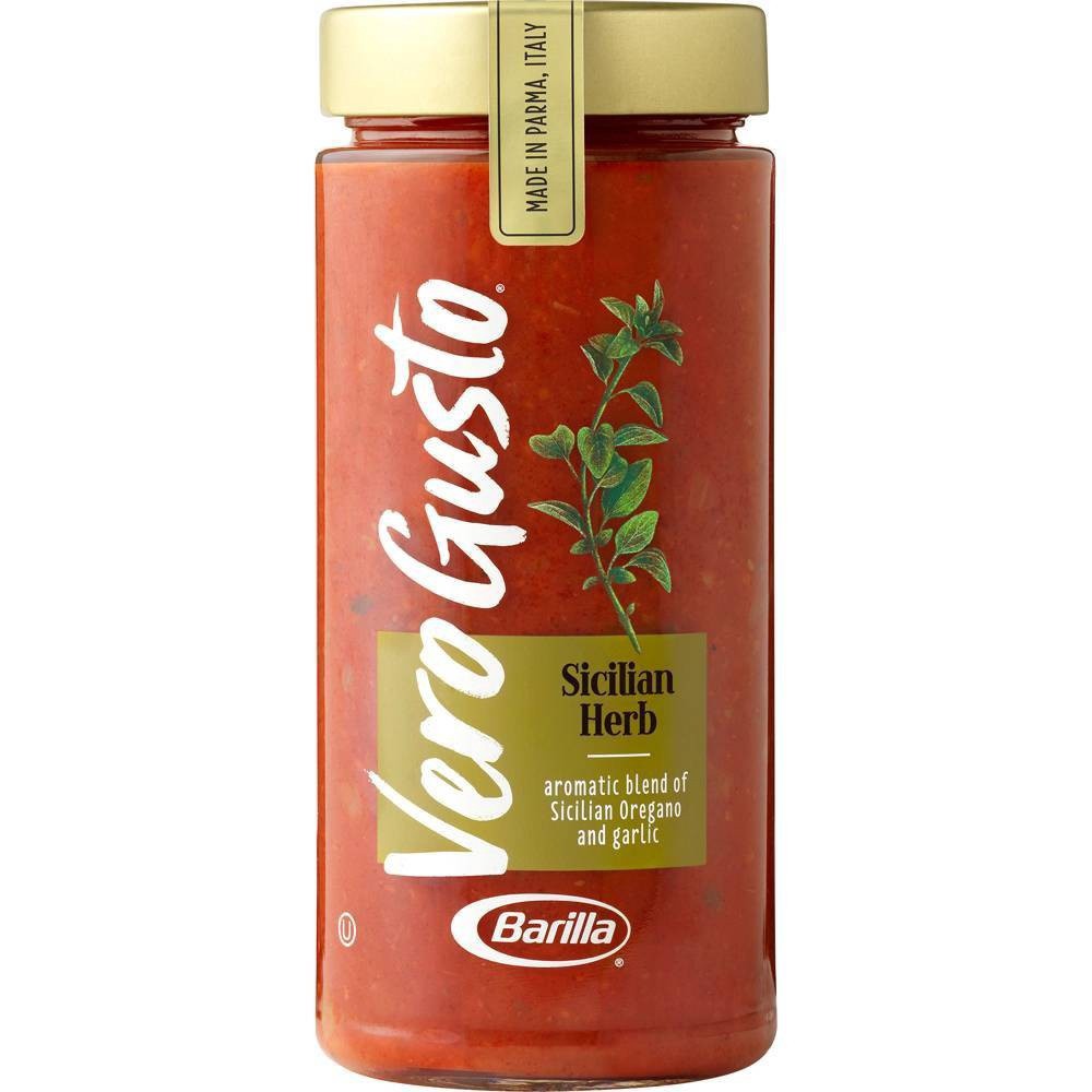 slide 1 of 5, Vero Gusto Barilla Vero Gusto Sicilian Herb Sauce 20 oz. Jar, 20 oz