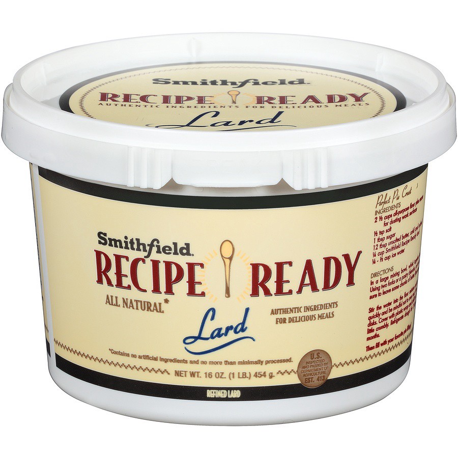 slide 1 of 6, Smithfield Recipe Ready Refined Lard, 16 oz