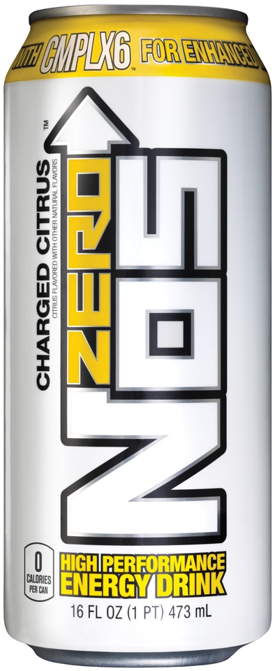 slide 1 of 6, NOS Zero Energy Drink High Performance Charged Citrus - 16 Fl. Oz., 16 oz