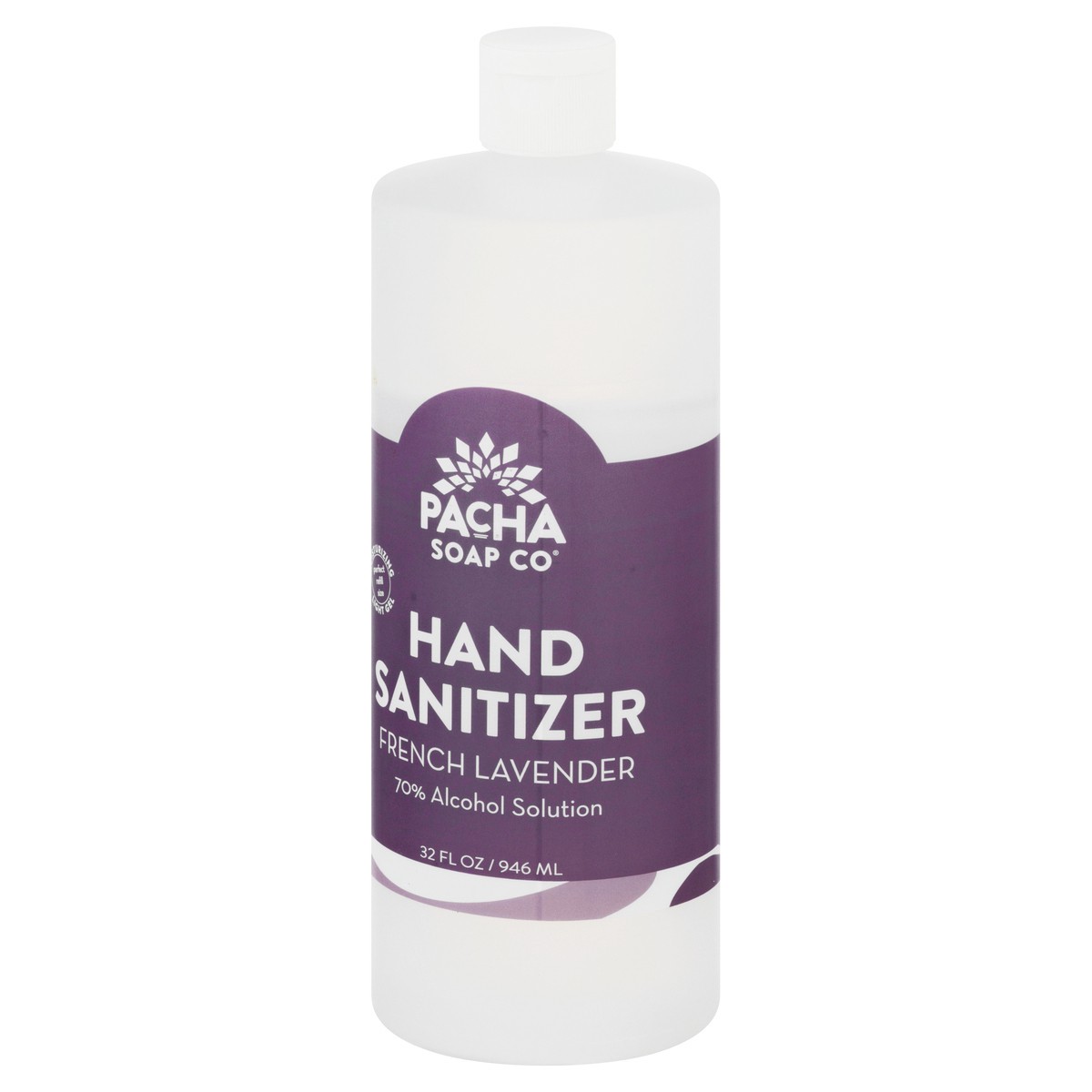 slide 5 of 11, Pacha Soap Co. French Lavender Hand Sanitizer Gel 32 oz, 32 oz