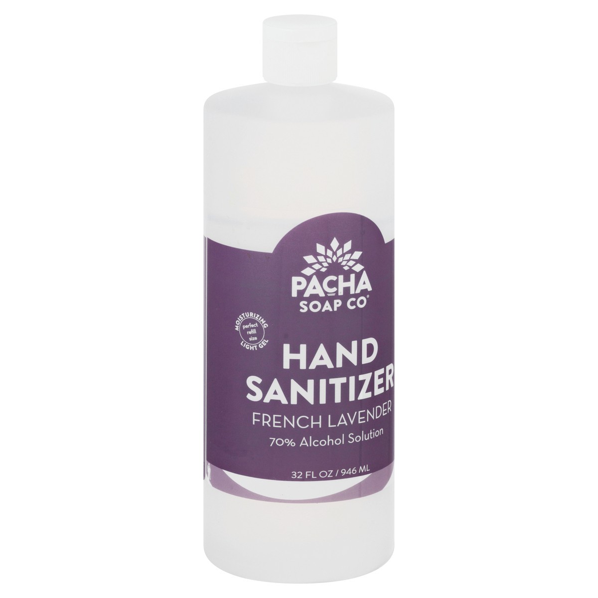 slide 11 of 11, Pacha Soap Co. French Lavender Hand Sanitizer Gel 32 oz, 32 oz