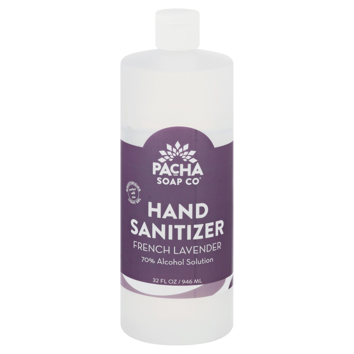 slide 1 of 11, Pacha Soap Co. French Lavender Hand Sanitizer Gel 32 oz, 32 oz