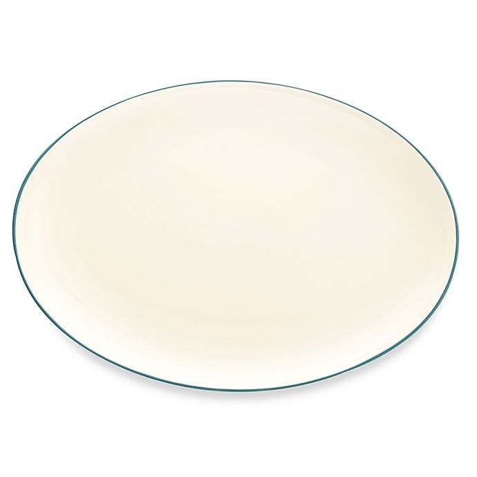 slide 1 of 1, Noritake Colorwave Oval Platter - Turquoise, 16 in