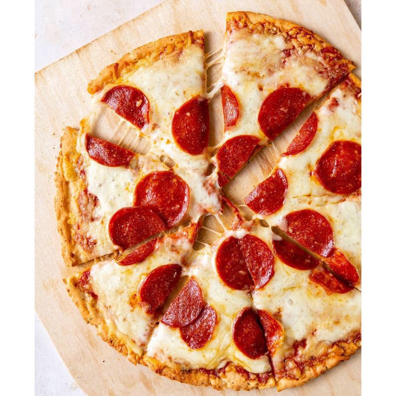 slide 4 of 5, Milton's Pizza, Cauliflower Crust, Uncured Pepperoni, Thin & Crispy, 10 oz