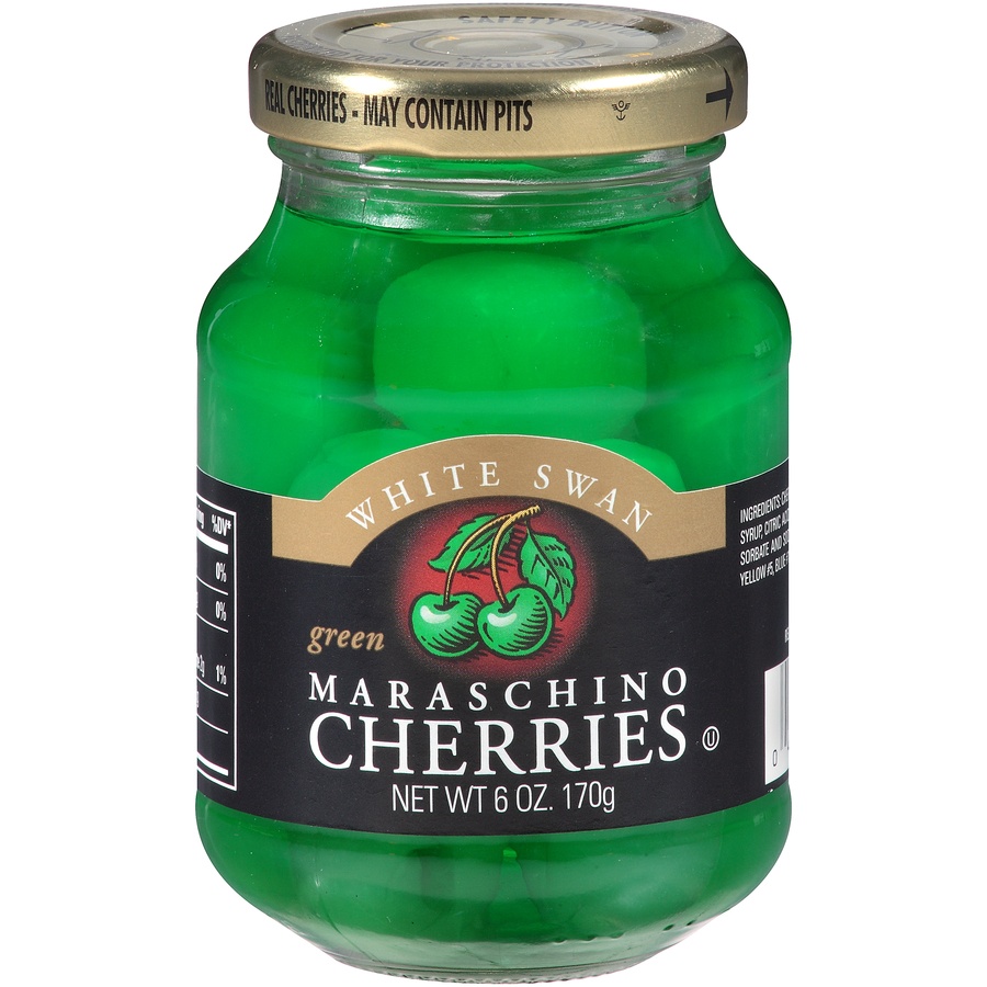 slide 1 of 6, White Swan Maraschino Cherries, 6 oz