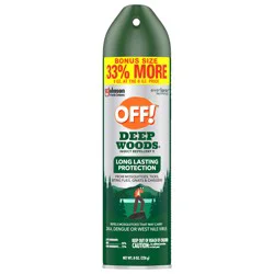 OFF! Deep Woods Insect Repellent V, Outdoor Bug Spray, 8 oz
