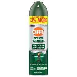 OFF! Deep Woods Bonus Size Long Lasting Protection Insect Repellent V 8 oz
