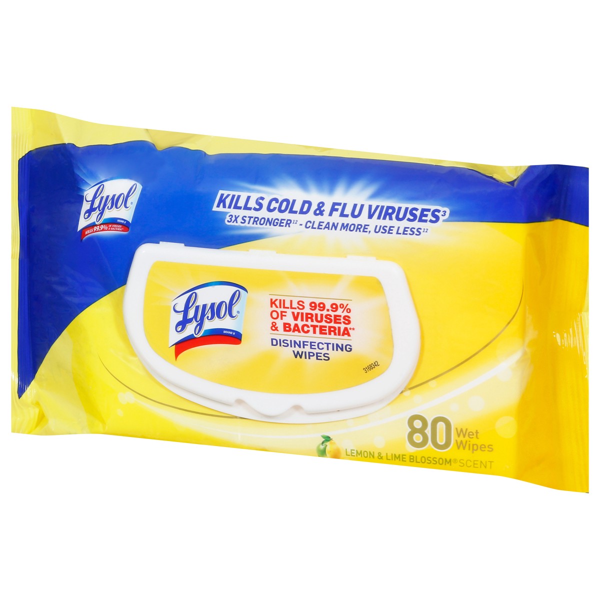 slide 5 of 9, Lysol Disinfectant Handi-Pack Wipes, Multi-Surface Antibacterial Cleaning Wipes, for Disinfecting and Cleaning, Lemon and Lime Blossom, 480 Count (Pack of 6), 480 ct