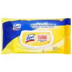 Lysol Disinfectant Handi-Pack Wipes, Multi-Surface Antibacterial Cleaning Wipes, for Disinfecting and Cleaning, Lemon and Lime Blossom, 480 Count (Pack of 6)