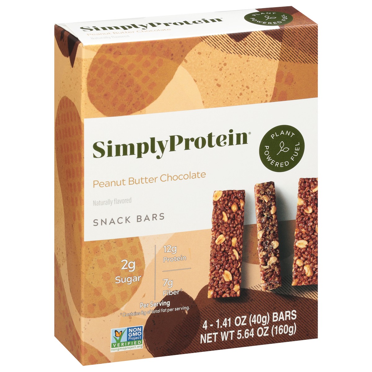 slide 5 of 14, SimplyProtein Crispy Peanut Butter Chocolate Flavored Snack Bars 4 - 1.41 oz Bars, 4 ct