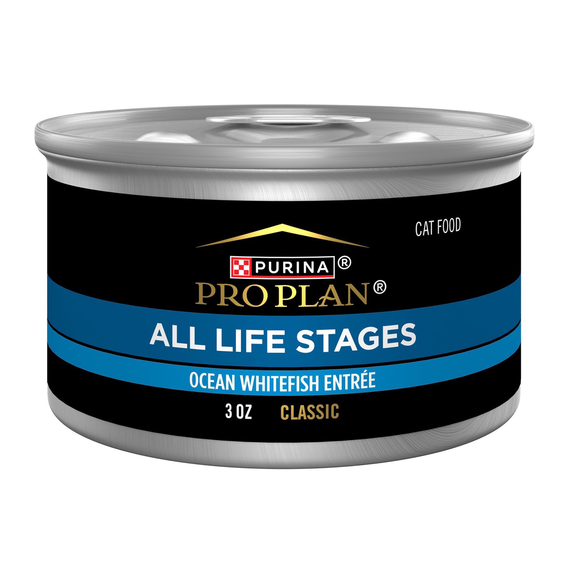 slide 1 of 1, Purina Pro Plan Cat - All Life Stages, Pate, Ocean Whitefish, 3 Oz, 3 oz