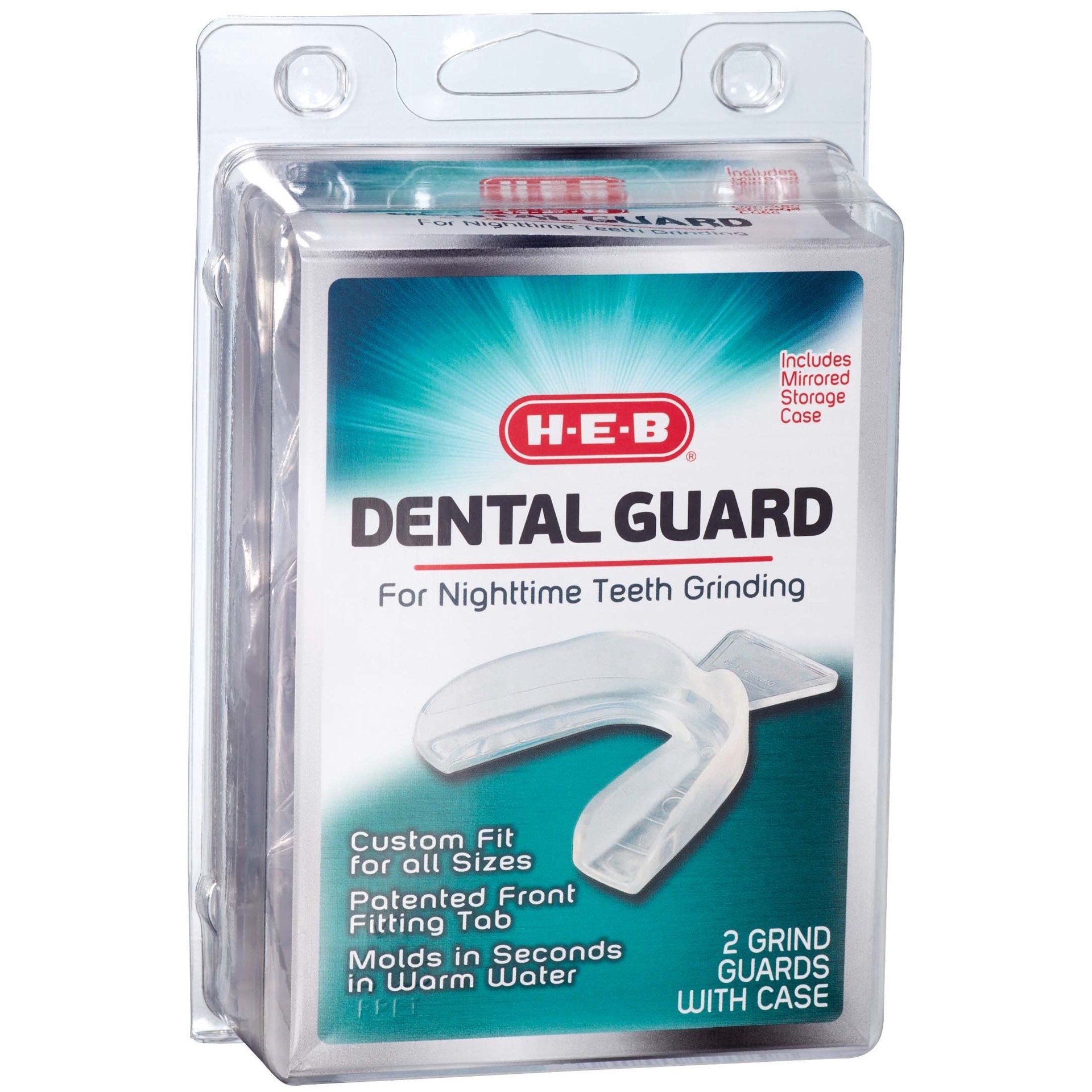 slide 1 of 1, H-E-B Dental Guard For Nighttime Teeth Grinding, 2 ct
