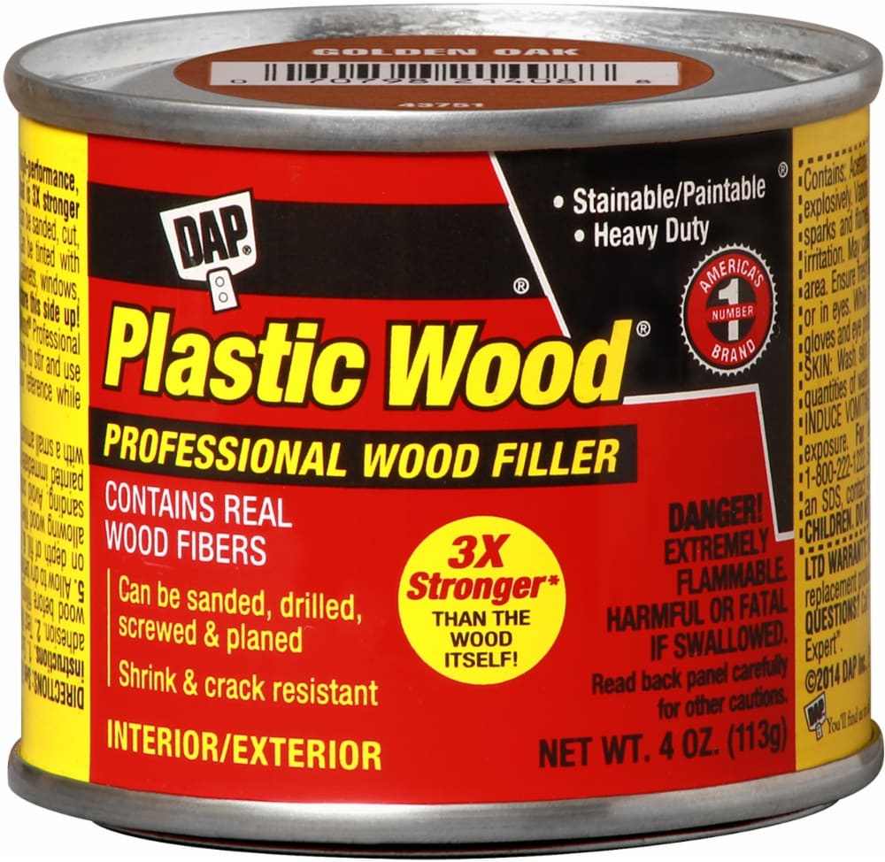 slide 1 of 1, DAP Plastic Wood Professional Wood Filler - Golden Oak, 4 oz
