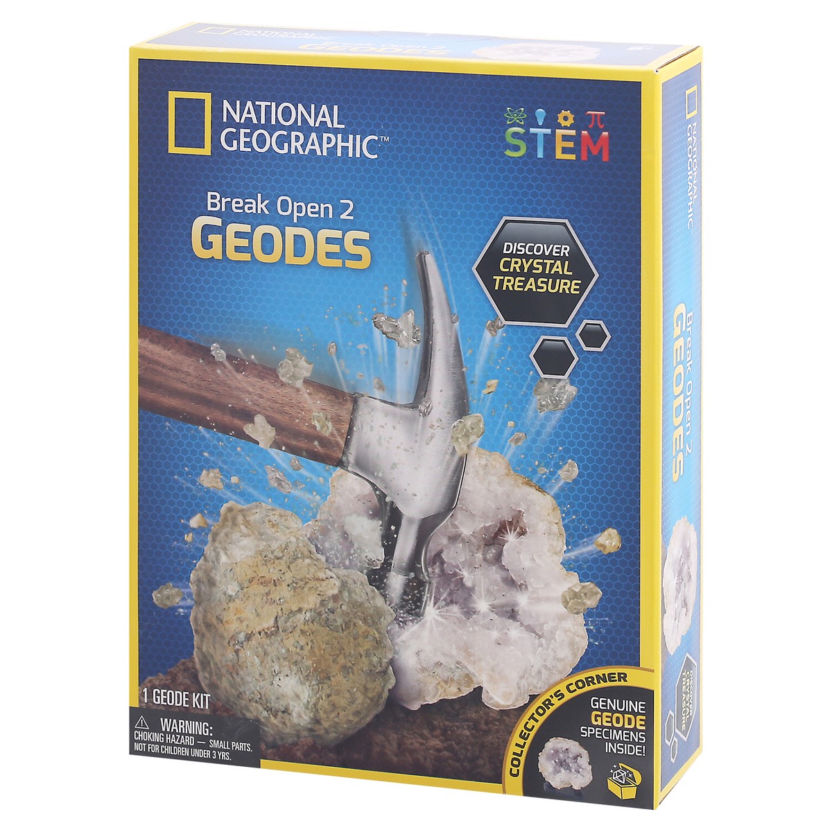 slide 2 of 9, National Geographic Break Open Geode Kit, 1 ct