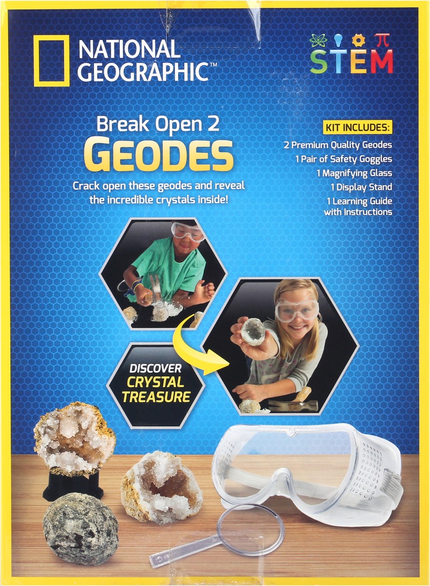 slide 4 of 9, National Geographic Break Open Geode Kit, 1 ct