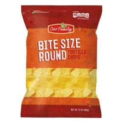 Our Family Chip Tortilla Mini Round