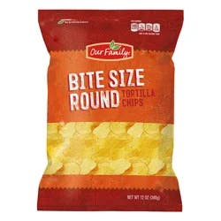 Our Family Chip Tortilla Mini Round