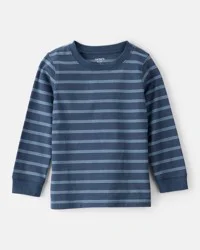 Carter's Toddler Boy Striped Long-Sleeve Tee - Navy Navy 3T