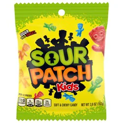 SOUR PATCH KIDS Soft & Chewy Candy, 3.6 oz