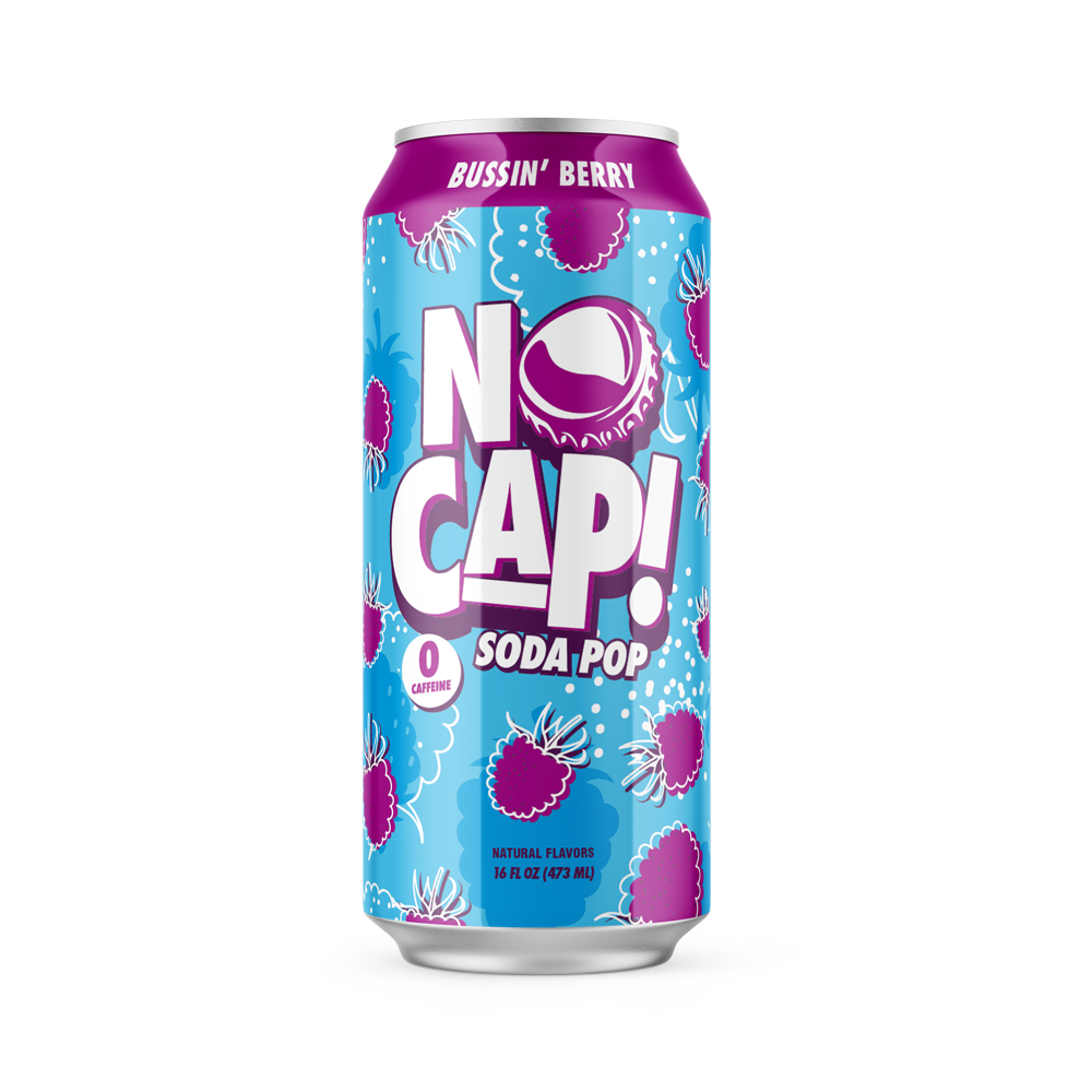 slide 2 of 2, No Cap Bussin' Berry, 16 oz