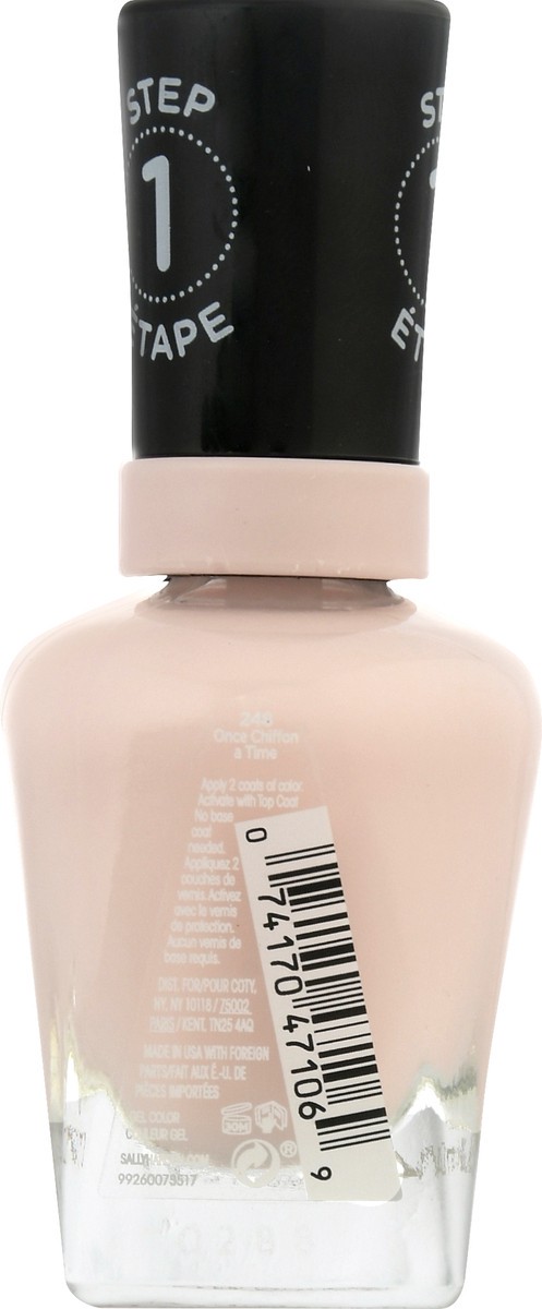 slide 3 of 9, Sally Hansen Miracle Gel Once a Chiffon 248 Nail Color 14.7 ml, 0.5 oz