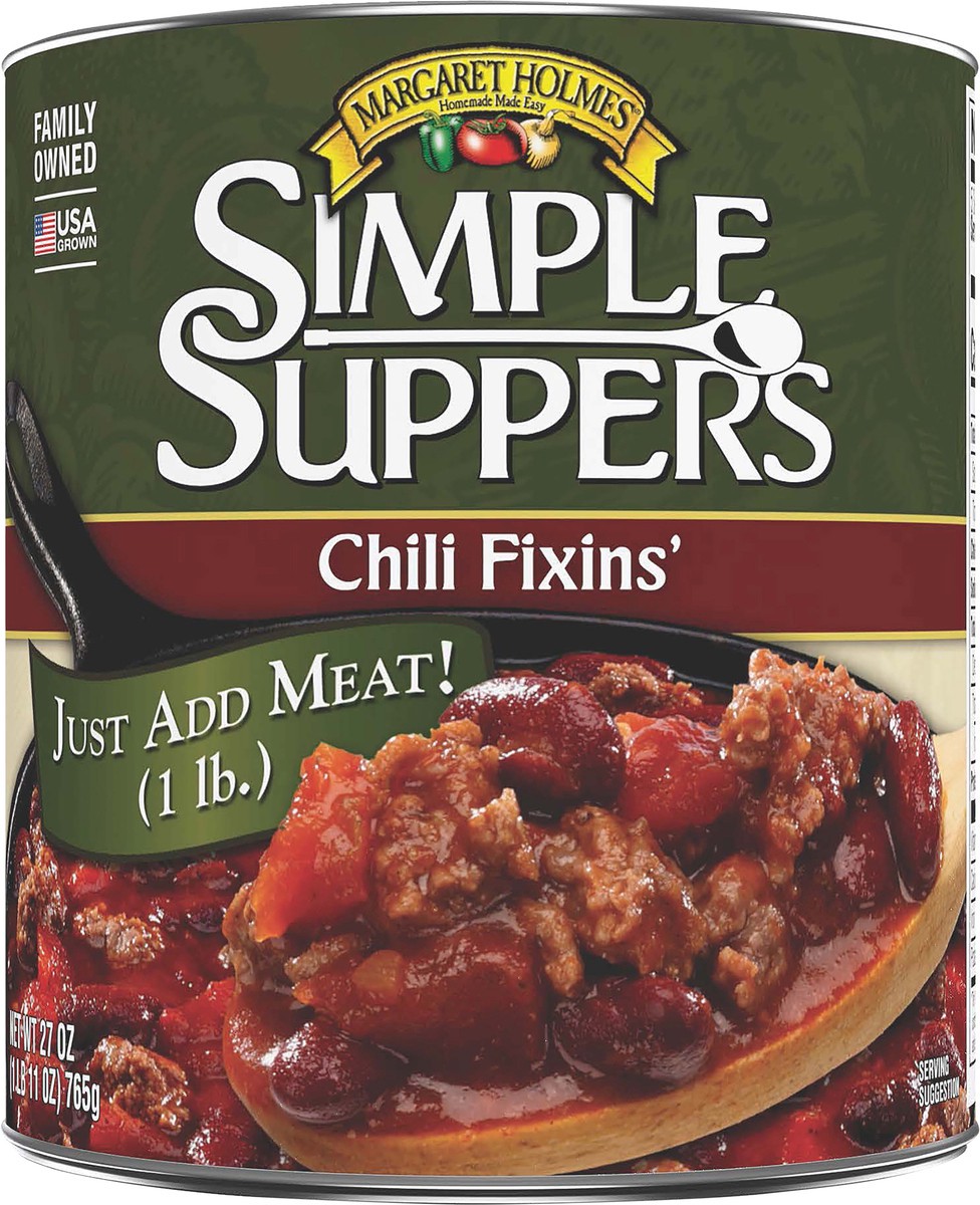 slide 3 of 10, Margaret Holmes Simple Suppers Chili Fixins' 27 oz, 27 oz