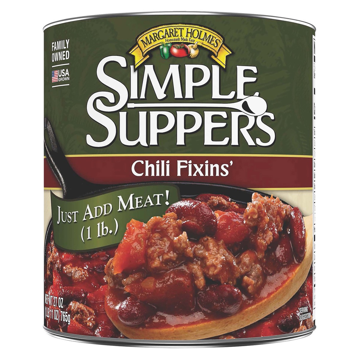 slide 2 of 10, Margaret Holmes Simple Suppers Chili Fixins' 27 oz, 27 oz