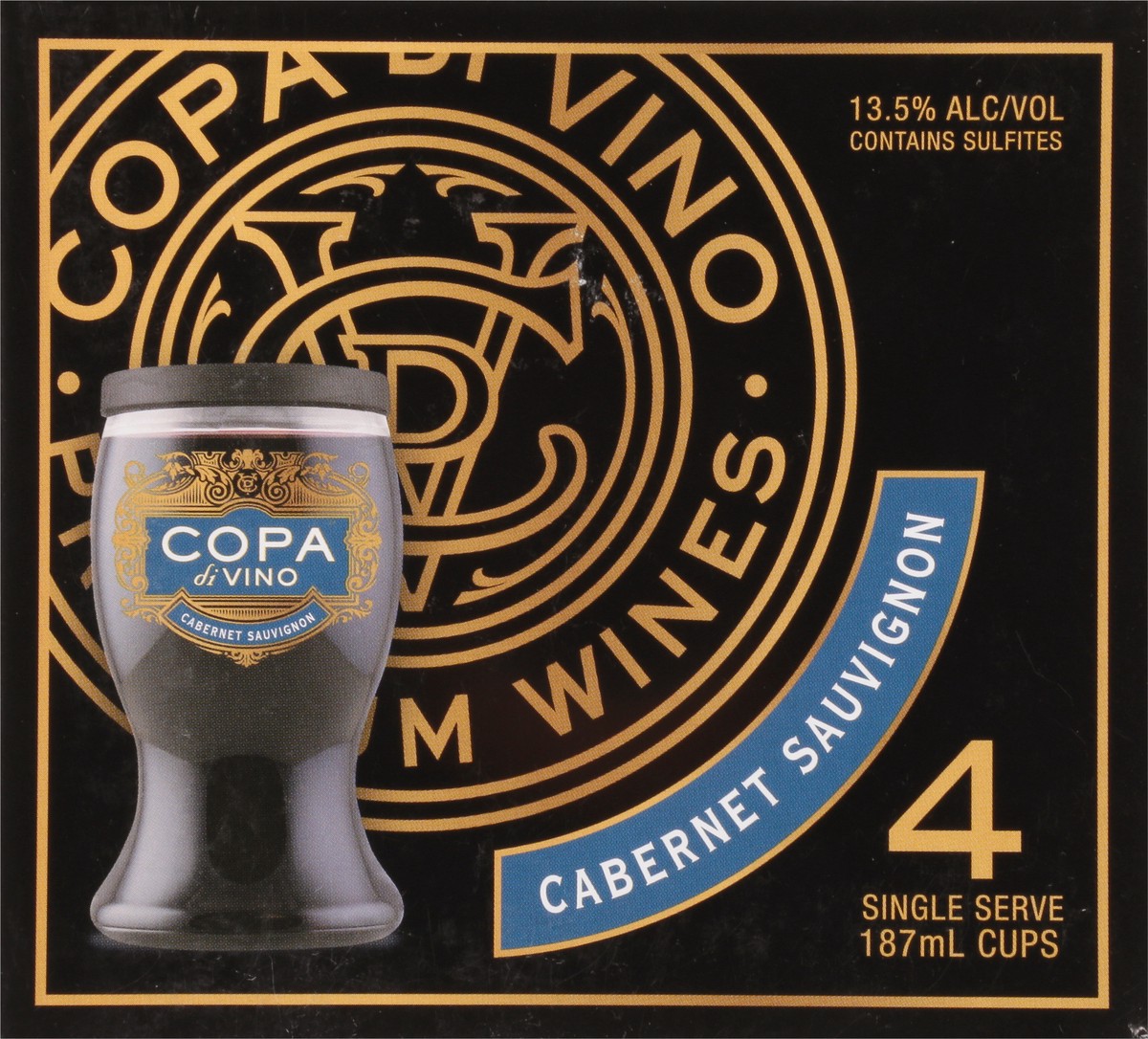 slide 7 of 9, Copa di Vino Cabernet Sauvignon 4 - 1.87 ml Cups, 4 ct