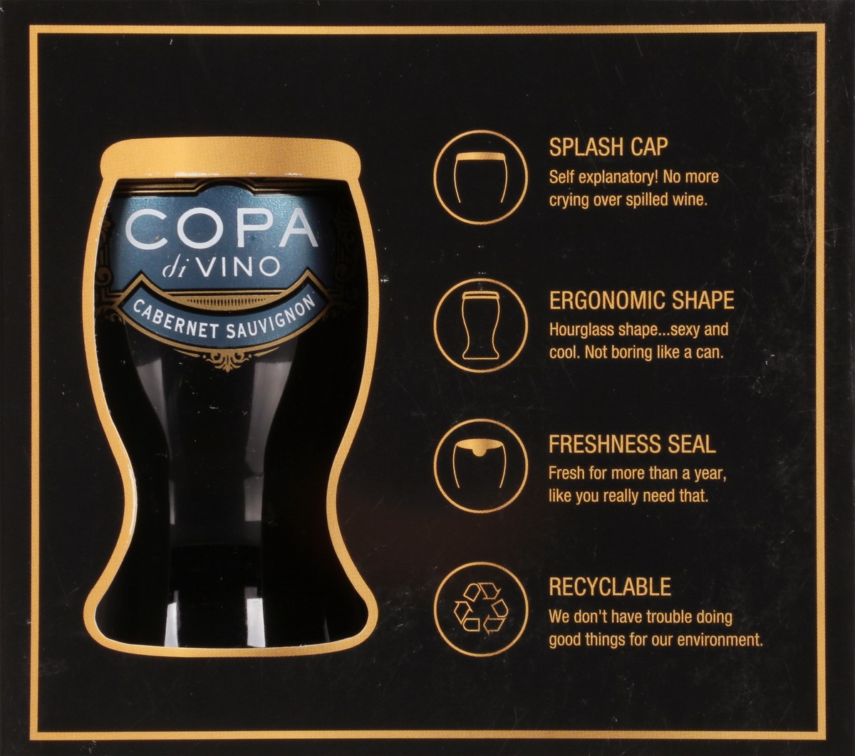 slide 5 of 9, Copa di Vino Cabernet Sauvignon 4 - 1.87 ml Cups, 4 ct