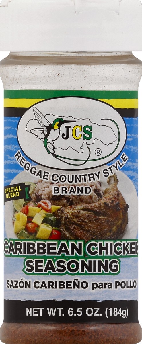 slide 1 of 1, JCS Caribbean Chicken Seasoning 6.5 oz, 6.5 oz