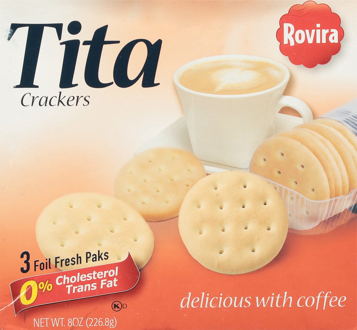 slide 6 of 9, Rovira Tita Crackers 3 ea, 3 ct