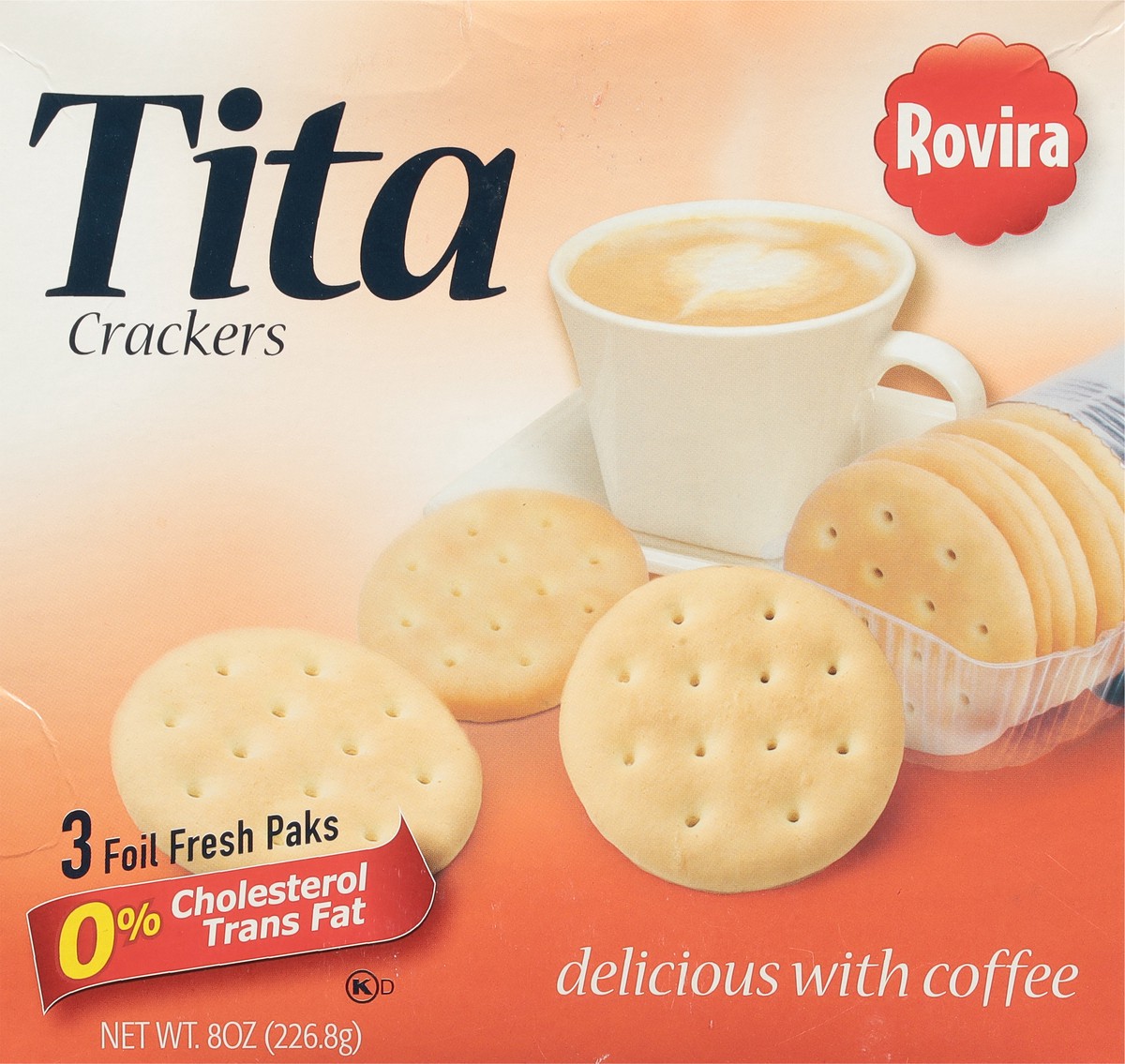 slide 2 of 9, Rovira Tita Crackers 3 ea, 3 ct